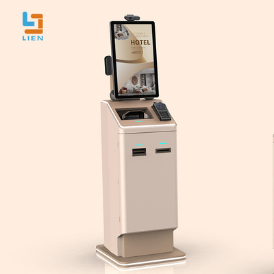 Capacitive/IR Touch Cash Coin Payment Hotel Self Service Kiosk RFID Passport ID Reader